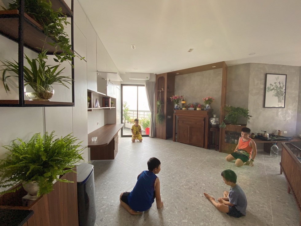Biến căn hộ 120 m2 siêu cũ thành nơi nghỉ dưỡng sang chảnh lúc giãn cách - 14 Biến căn hộ 120 m2 siêu cũ thành nơi nghỉ dưỡng sang chảnh lúc giãn cách - 14