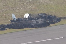 Hai máy bay Mỹ lao xuống đất bốc cháy sau khi đâm nhau trên không