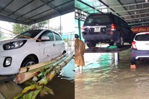 Muôn kiểu tránh ngập, chống bão cho ô tô được cư dân mạng chia sẻ rần rần