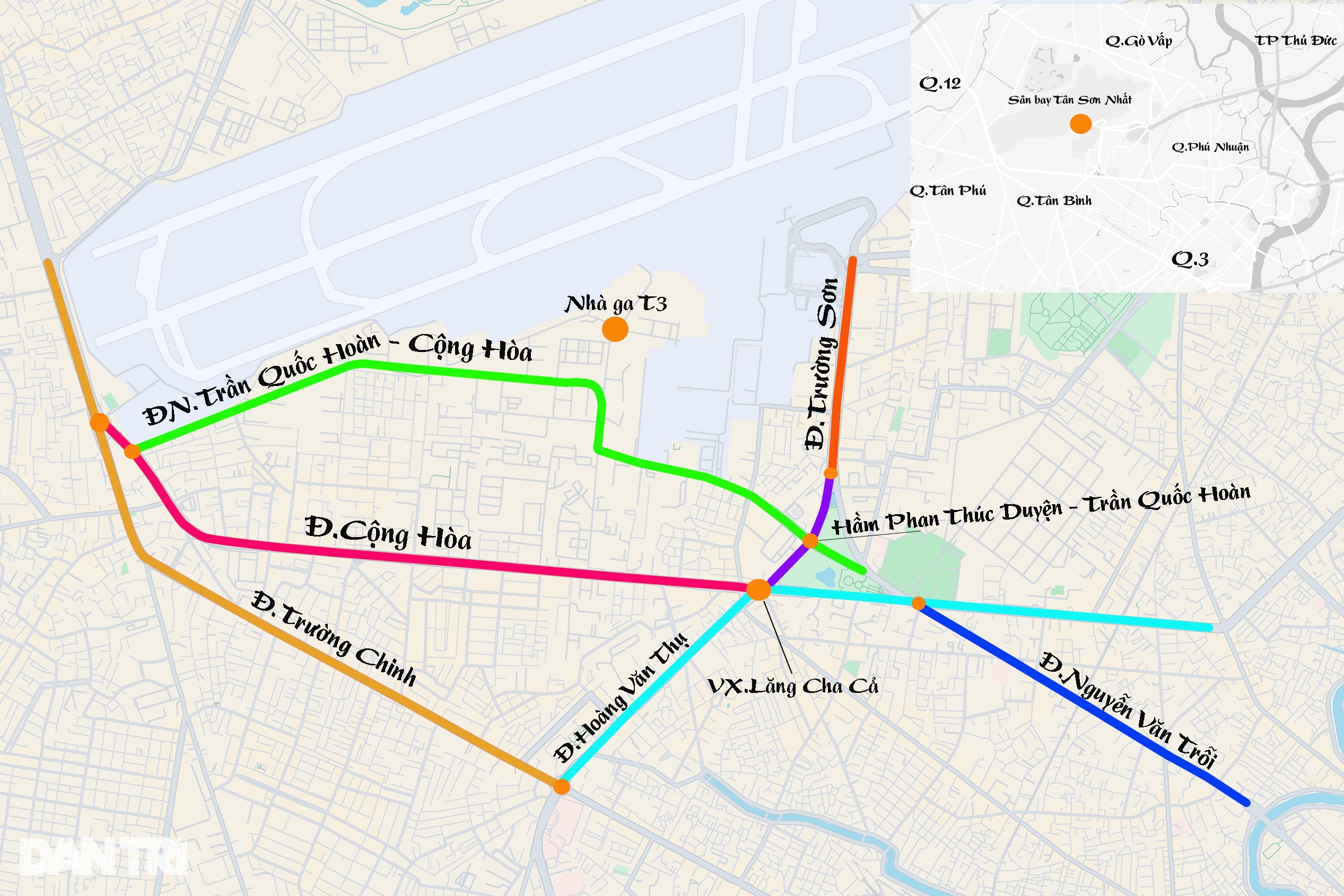 View - Ám ảnh kẹt xe không lối thoát ở cửa ngõ sân bay Tân Sơn Nhất | Báo Dân trí