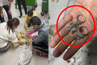 Hà Nội: Vợ để kim cương trong bọc giấy, chồng tưởng rác đi vứt và cái kết