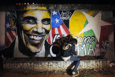 Obama gây sốt ở Myanmar