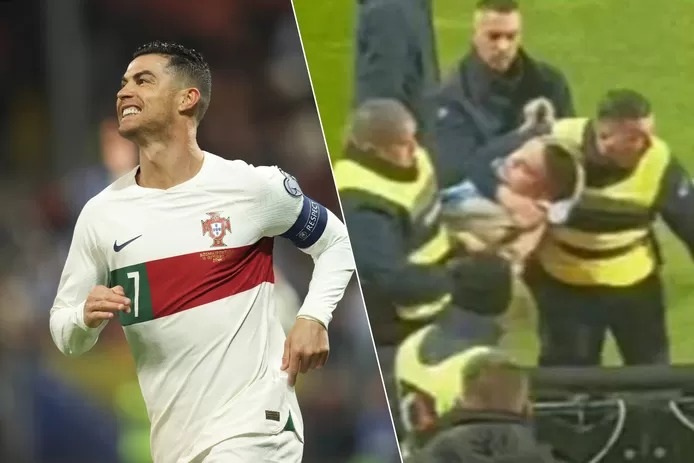 Ronaldo bị cổ động viên Bosnia  Herzegovina tấn công - 1