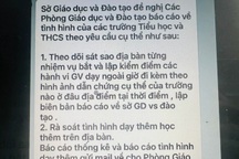 Xôn xao tin nhắn "bắt và kiểm điểm giáo viên dạy thêm", Sở lên tiếng