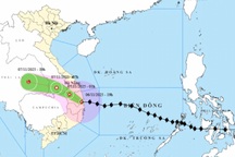 Bão Kalmaegi suy yếu nhanh khi đi sâu vào đất liền, Trung Bộ mưa lớn