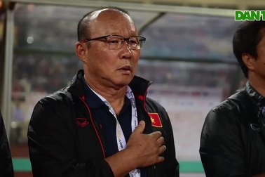 Chùm ảnh: 90 phút đầy cảm xúc của HLV Park Hang Seo