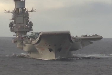 Nga công bố video tàu sân bay tác chiến ở ngoài khơi Syria