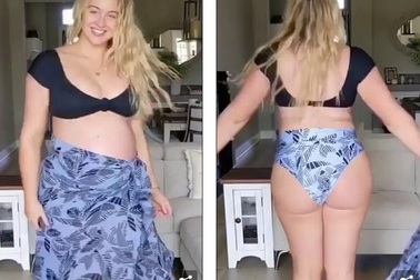 Tránh dịch Covid-19, siêu mẫu Iskra Lawrence định sinh con tại nhà