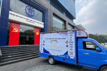 Hà Nội đưa xe hành chính về tận khu dân cư phục vụ người dân