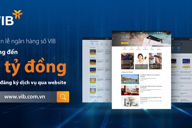 Ngân hàng số - tặng đến 300 triệu đồng cho khách hàng đăng ký sản phẩm qua website