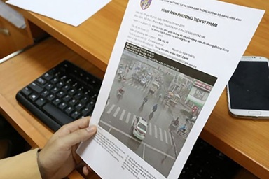 Người vi phạm quy định giao thông sẽ được nộp phạt tại nhà