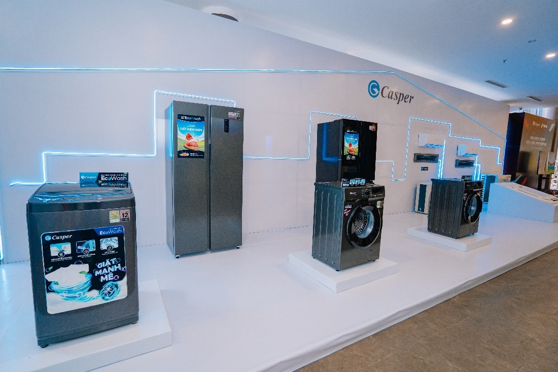 Casper giới thiệu đến thị trường Việt Nam hai dòng sản phẩm thế hệ mới - máy giặt EcoWash và tủ lạnh EcoFresh (Ảnh: Casper).