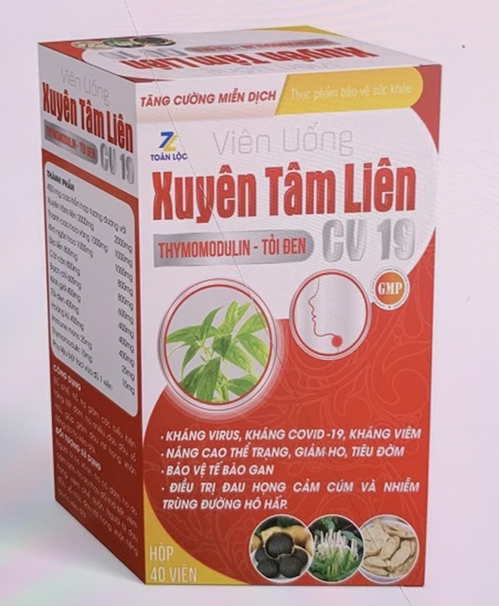 Bộ Y tế cảnh báo 2 thực phẩm bảo vệ sức khỏe Xuyên Tâm Liên giả mạo - 1 Bộ Y tế cảnh báo 2 thực phẩm bảo vệ sức khỏe Xuyên Tâm Liên giả mạo - 1