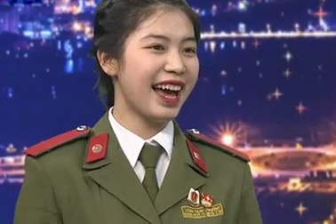 Nữ sinh cảnh sát trình diễn võ thuật ấn tượng trên truyền hình