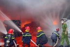 Cháy lớn tại khu công nghiệp ở Phú Thọ