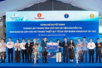 Vingroup hỗ trợ Bắc Ninh xây dựng hệ thống cấp cứu ngoại viện