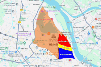 Bản đồ thí điểm cấm xe máy xăng vành đai 1 và trăn trở của người dân Thủ đô