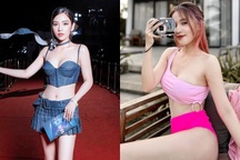 Puka chuộng diện váy áo nhiều màu sắc, cắt xẻ tôn vóc dáng gợi cảm