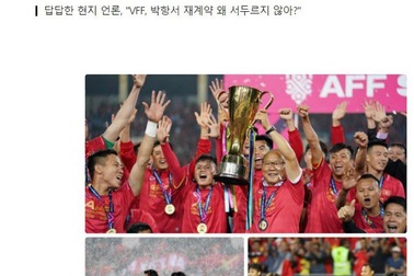 Báo Hàn Quốc sốt ruột với chuyện hợp đồng của HLV Park Hang Seo