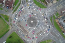 Thứ tự ưu tiên khi xe đi vào vòng xuyến