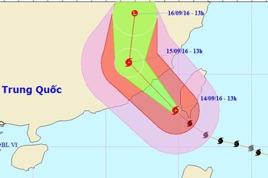 Siêu bão Meranti vào Biển Đông, hướng về đất liền Trung Quốc