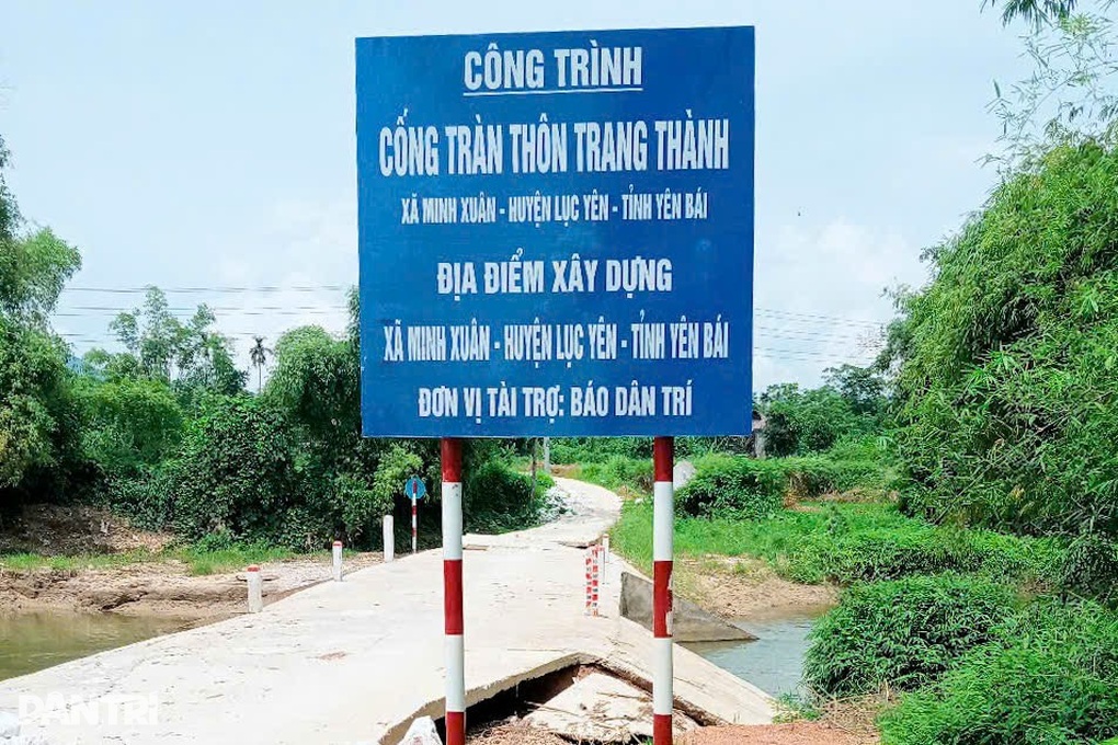 Cầu Dân trí ở Lào Cai vững chãi sau lũ dữ, chính quyền khẩn trương tu sửa lối vào - 6 Cầu Dân trí ở Lào Cai vững chãi sau lũ dữ, chính quyền khẩn trương tu sửa lối vào - 6