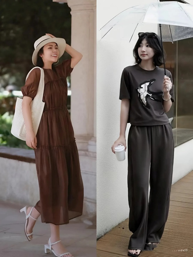 Mùa hè mặc trang phục màu nâu để vừa sành điệu, vừa thanh lịch - 7 Mùa hè mặc trang phục màu nâu để vừa sành điệu, vừa thanh lịch - 7