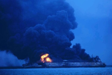 Tàu Iran chở 136.000 tấn dầu có nguy cơ nổ ngoài khơi Trung Quốc