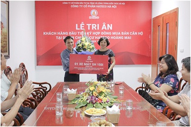 Hateco Hoàng Mai tri ân khách hàng đầu tiên 