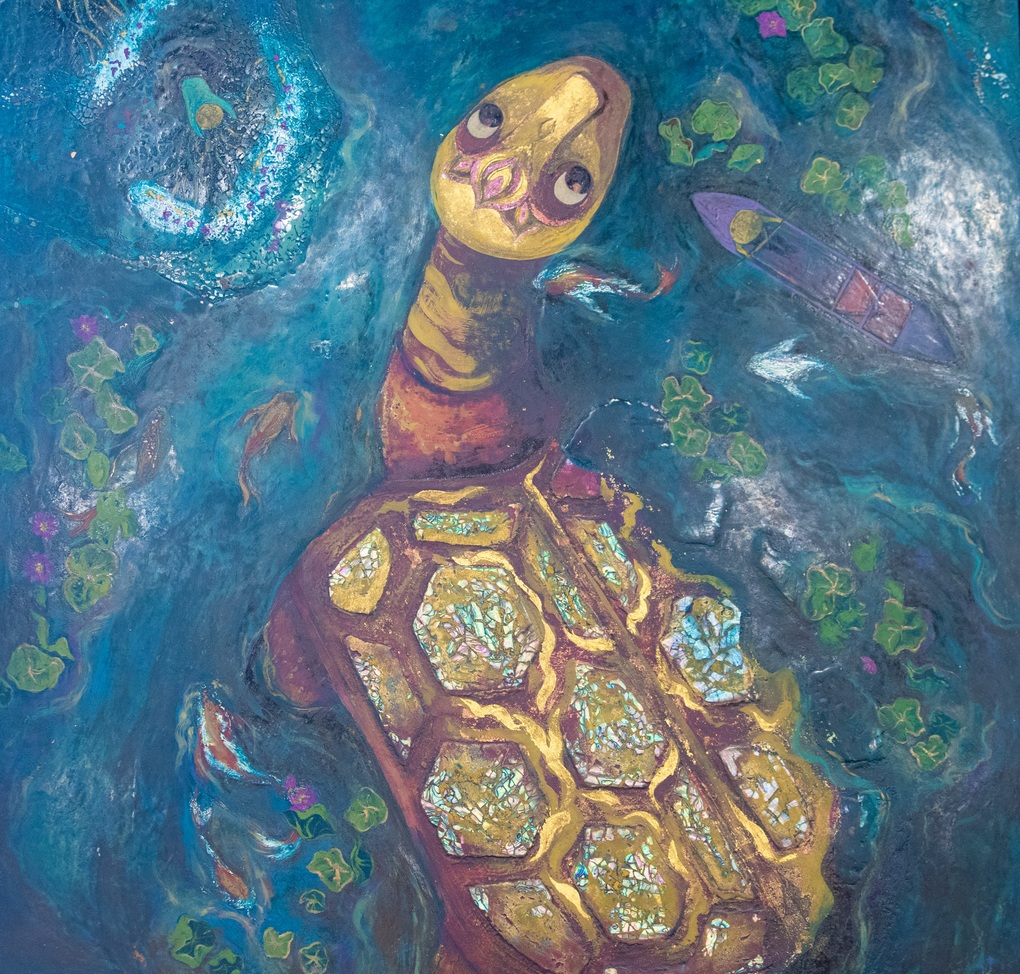 Họa sĩ Chu Nhật Quang không bị Tây hóa dù đi du học, vẫn mê vẽ sơn mài - 2