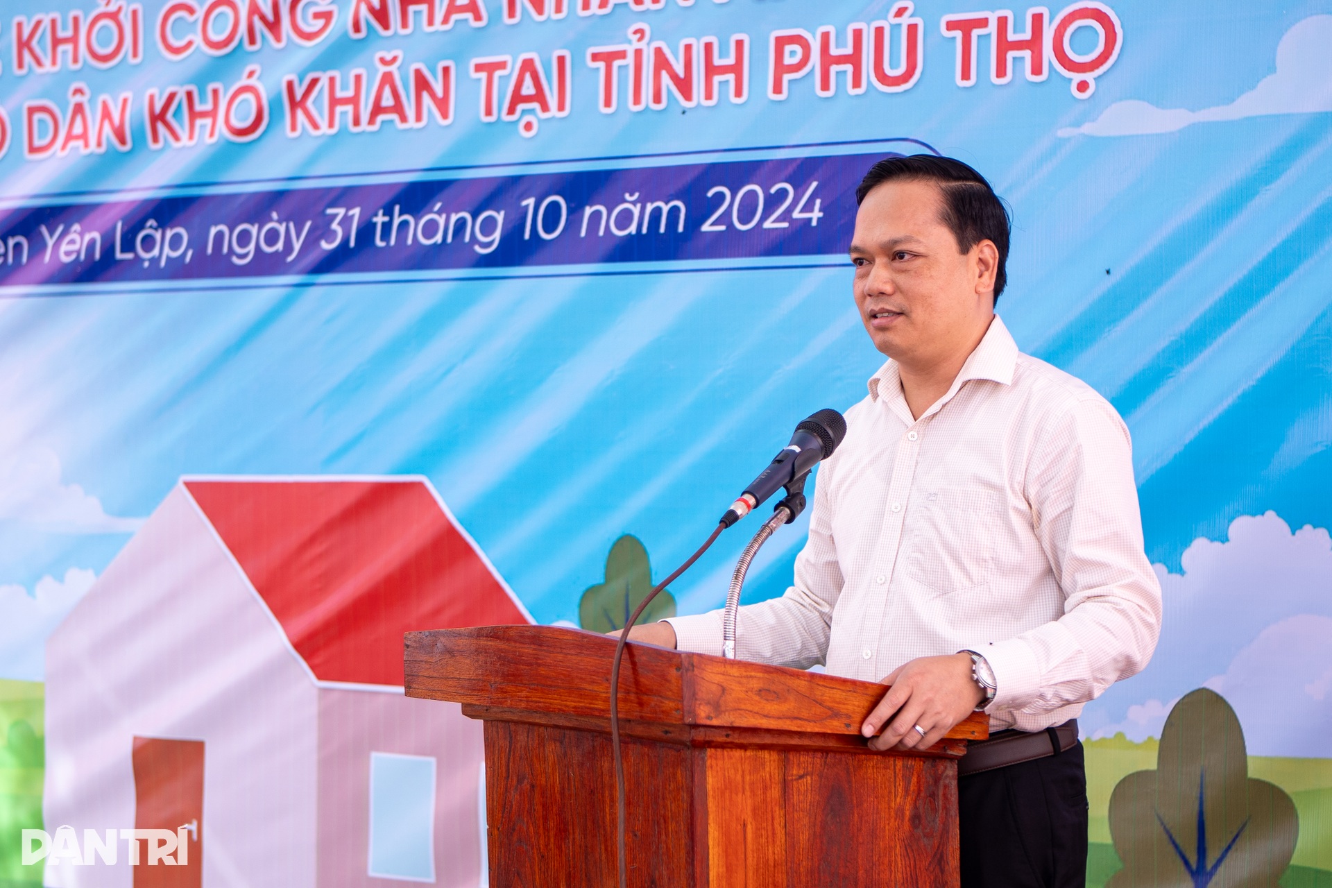 Báo Dân trí khởi công 5 ngôi nhà Nhân ái tại Phú Thọ, Bắc Giang - 4