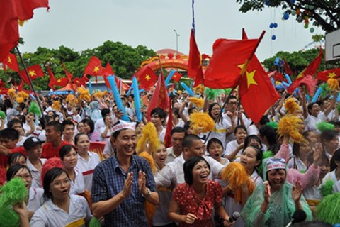 Đất mỏ vỡ òa niềm vui chiến thắng chinh phục đỉnh Olympia