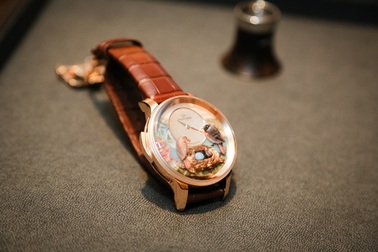 Kiệt tác đồng hồ tổ chim của Jaquet Droz bất ngờ xuất hiện tại Hà Nội