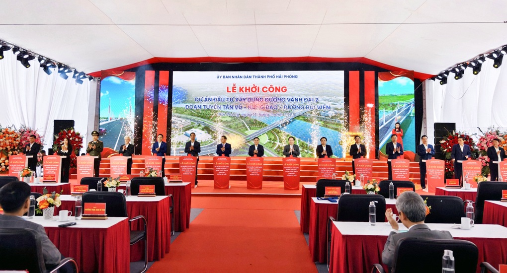 Hải Phòng khởi công xây dựng đường vành đai 2 hơn 7.000 tỷ đồng - 1 Hải Phòng khởi công xây dựng đường vành đai 2 hơn 7.000 tỷ đồng - 1
