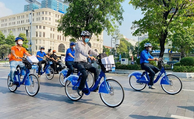 Xe đạp công cộng đã được thí điểm tại TP Hồ Chí Minh.