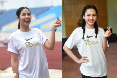 Hoa hậu Ngọc Hân, Mai Phương xúc động trước màn đồng diễn yoga lập kỷ lục