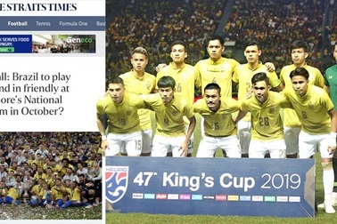 Rộ tin đội tuyển Thái Lan mời Brazil đá giao hữu