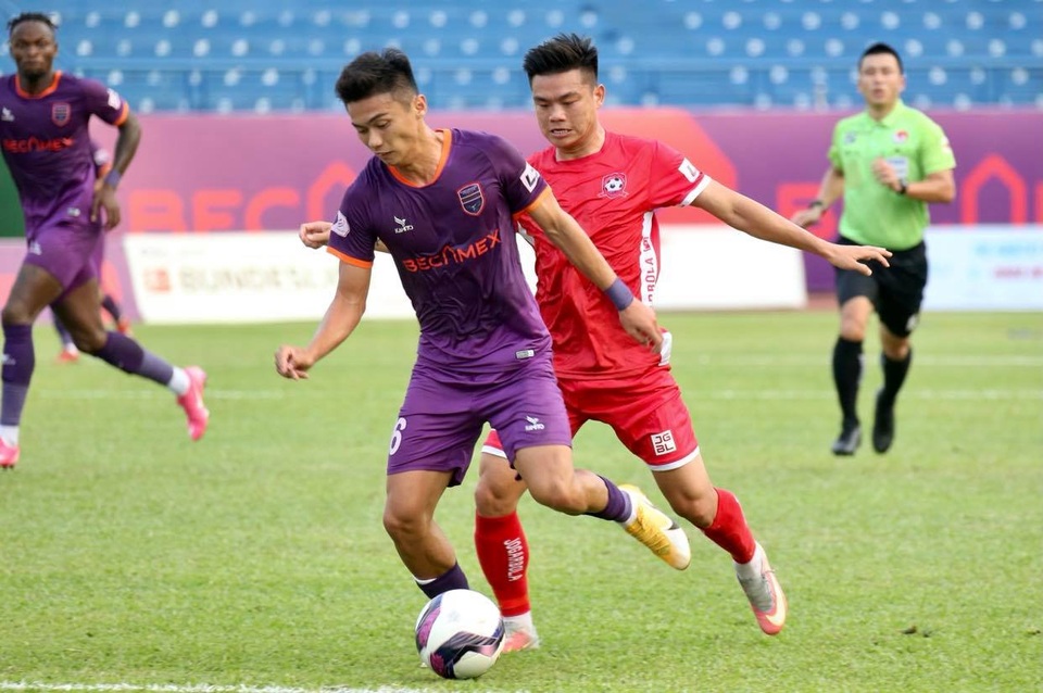 Tiến Linh bế tắc, B.Bình Dương thất thủ trước CLB Hải Phòng - 4 Tiến Linh bế tắc, B.Bình Dương thất thủ trước CLB Hải Phòng - 4