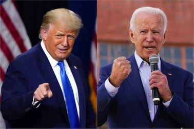 Ông Trump thu hẹp khoảng cách với Biden tại các bang chiến địa