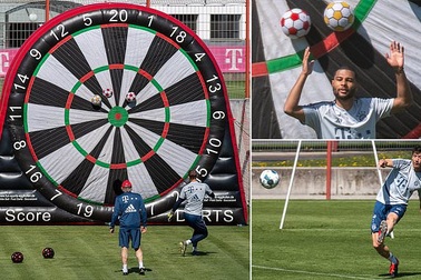 Cách luyện dứt điểm độc đáo của cầu thủ Bayern Munich