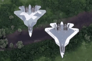 Màn trình diễn ấn tượng của “bóng ma” Su-57 trên bầu trời Nga