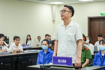 Bị cáo Nguyễn Duy Hải một mực nói ông Trần Hùng khai không trung thực