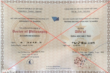 Yêu cầu báo cáo quá trình giảng dạy của "tiến sĩ siêu lừa"