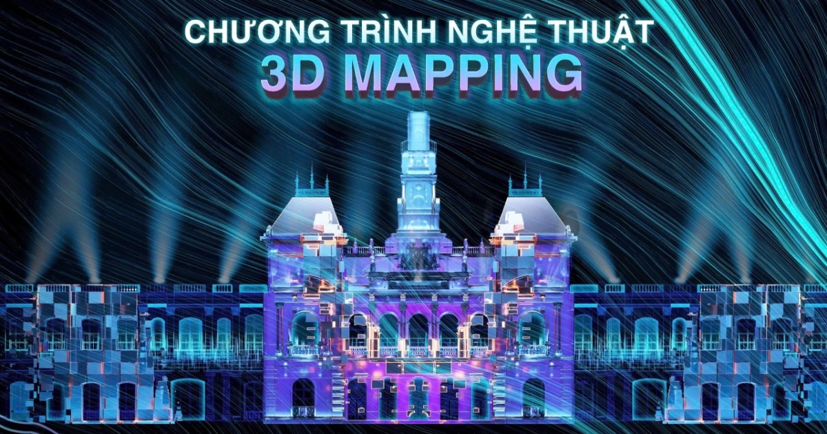 TPHCM tổ chức chương trình nghệ thuật 3D mapping quốc tế