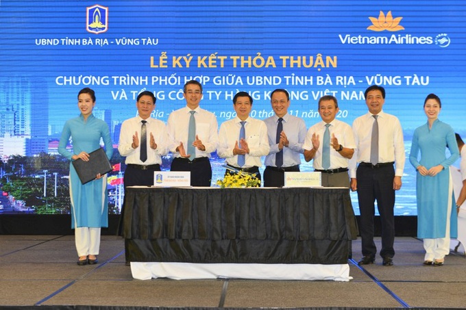 Vietnam Airlines ký kết thỏa thuận hợp tác với tỉnh Bà Rịa - Vũng Tàu và Saigontourist Group - Ảnh 4.