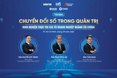 Tọa đàm về chuyển đổi số trong thực thi ESG của nhóm ngành tài chính