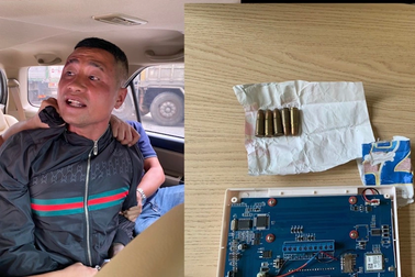 Bắt đối tượng mua bán trái phép vũ khí quân dụng, có 11 tiền án, tiền sự