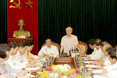 Ban Thường vụ Thành ủy Hà Nội kiểm điểm, phê bình