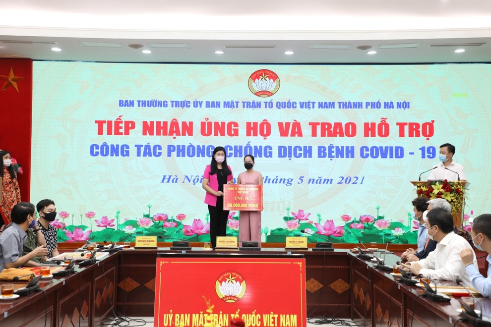 Eco Siberia Việt Nam ủng hộ Quỹ phòng chống Covid-19 của TP Hà Nội - 1 Eco Siberia Việt Nam ủng hộ Quỹ phòng chống Covid-19 của TP Hà Nội - 1