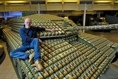 Chế tạo xe tăng từ hộp giấy